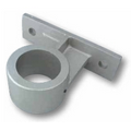 Clear Cast Aluminum Mounting Bracket for 3 1/2" Diameter Pole